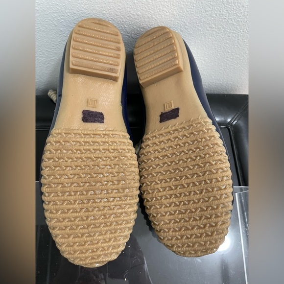 Jack Rogers Womens Chloe Classic Metallic Gold Navy Fleece Lined Duck Boot Sz 11 - Picture 6 of 11